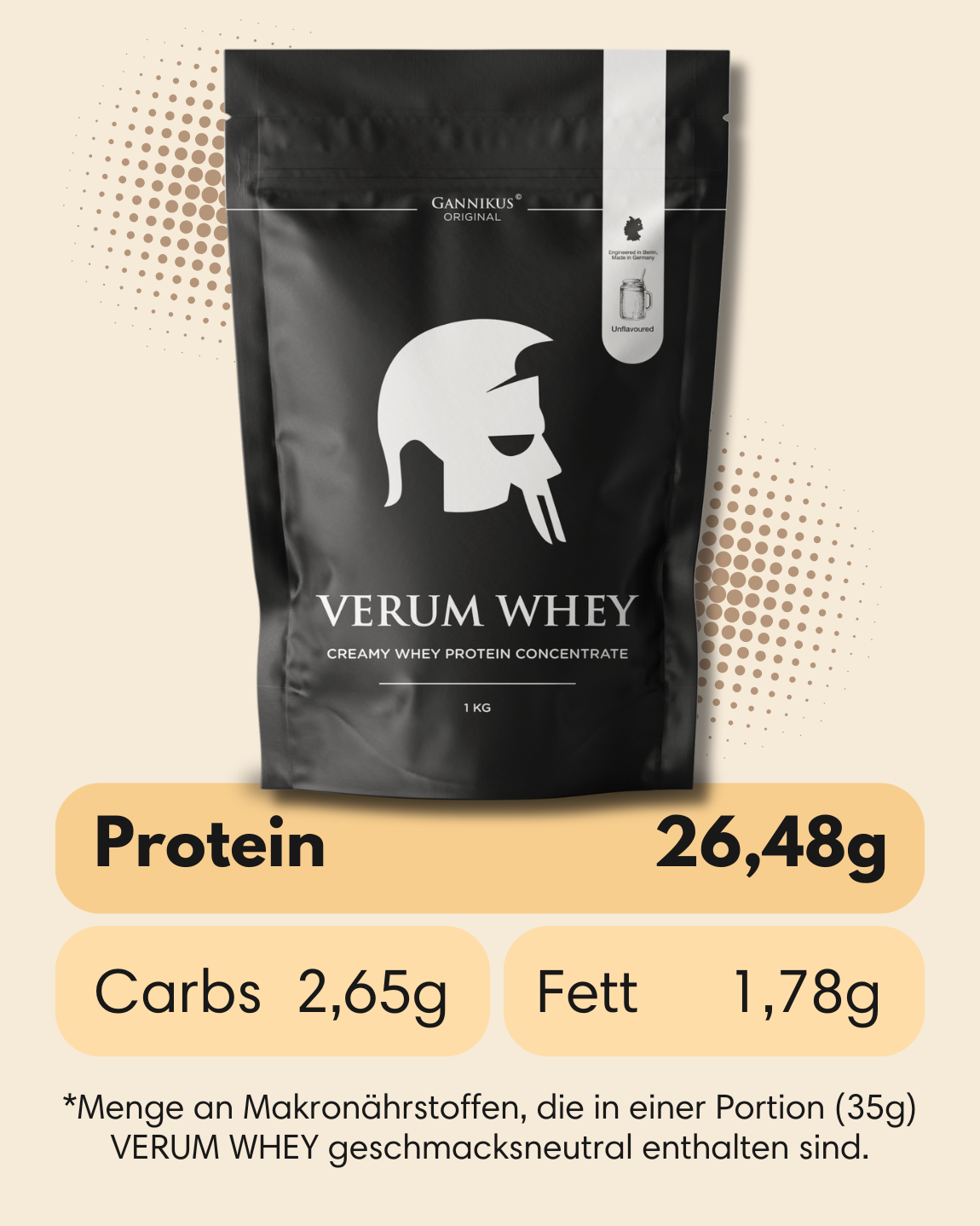 VERUM WHEY PROTEIN - 1kg
