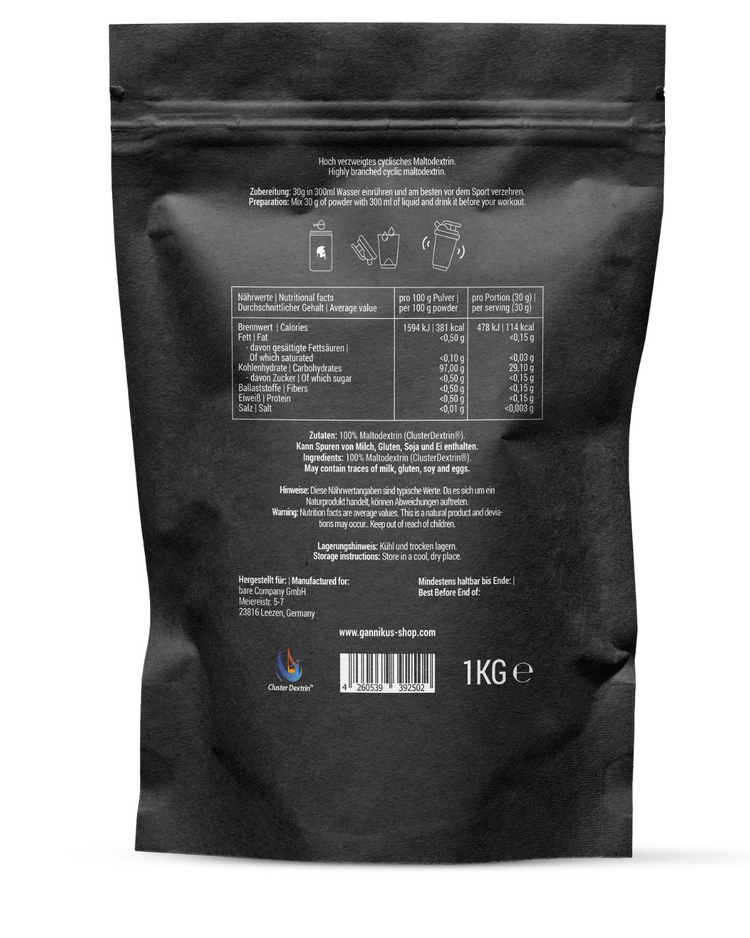 CLUSTER DEXTRIN - 1kg