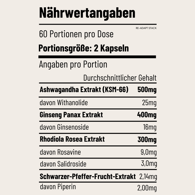 ASHWAGANDHA+ - 120 Kapseln