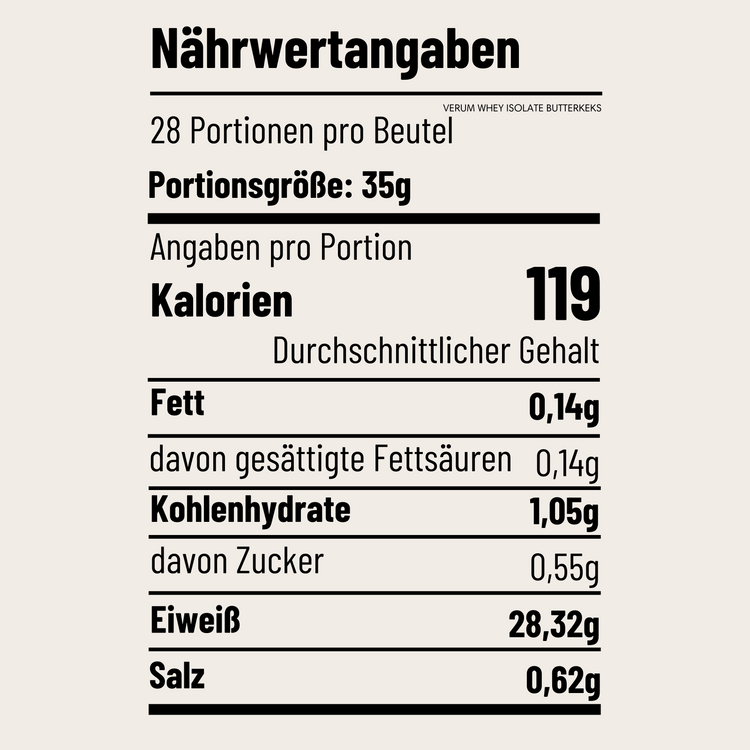 VERUM WHEY ISOLATE - 1kg